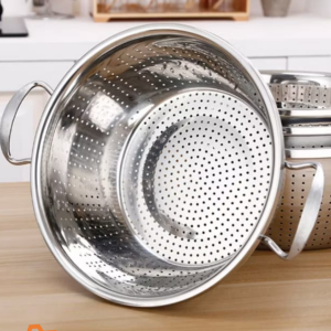 Colador para pasta de acero