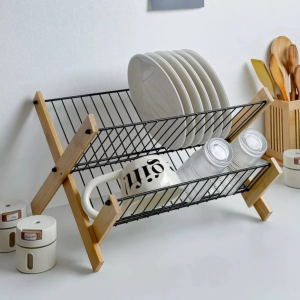 Escurridor de platos plegable