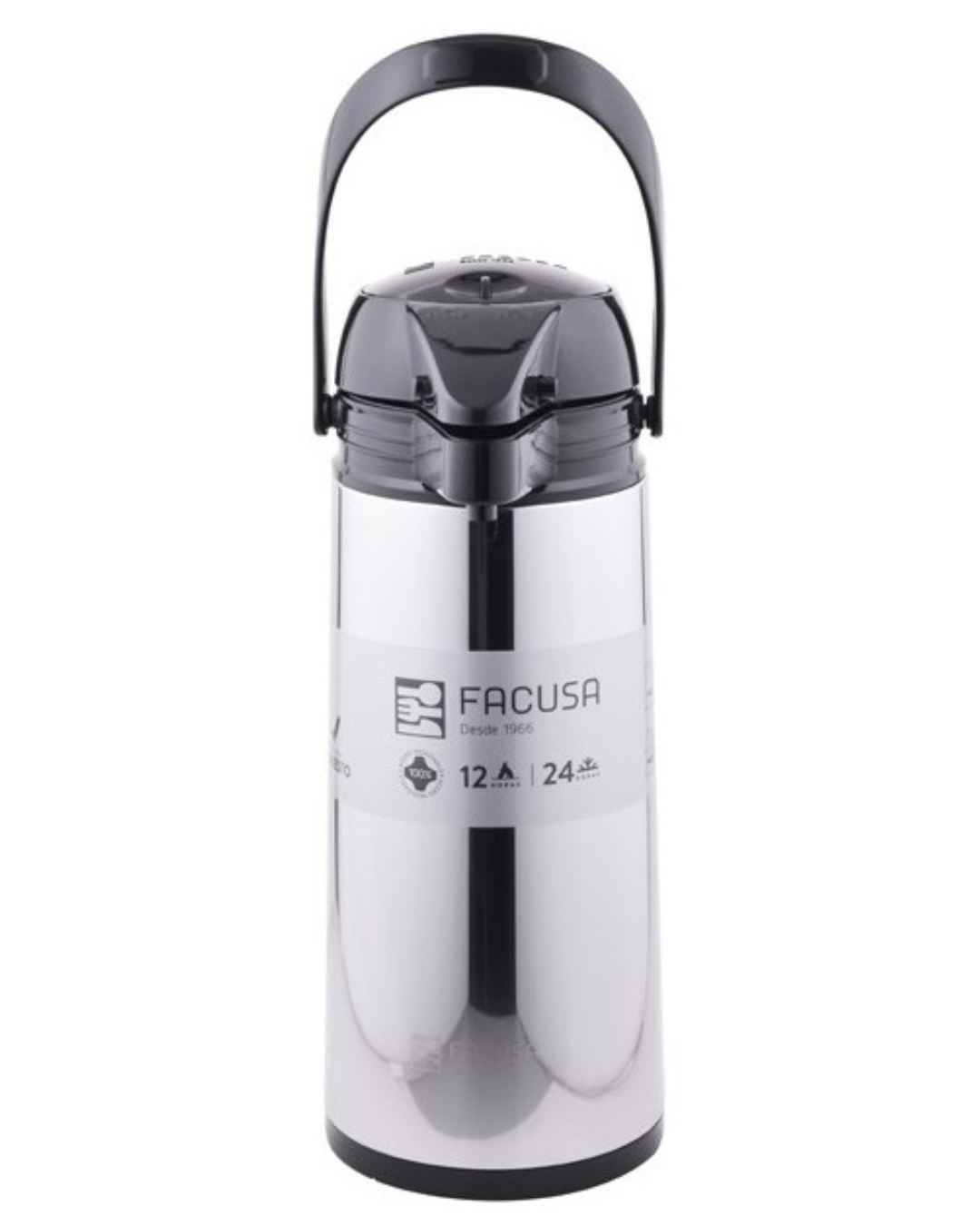 Termo Sifon 1.90Lt Satinado Facusa