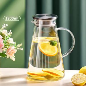 Jarra vidrio borosilicato 1.80 Lt