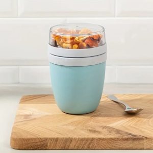 Vaso portátil para yogurt - frutas