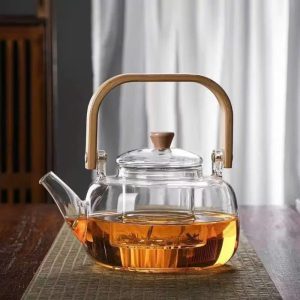 Tetera de Vidrio con Infusor de 1000 ml
